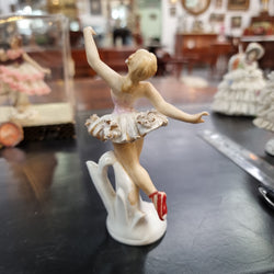 Dresden Style Figurine of a Ballerina | Antique & Vintage | Moonee Ponds Antiques | Australia Wide Delivery