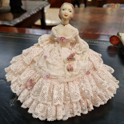 Large Dresden Figurine of a Lady | Antique & Vintage | Moonee Ponds Antiques | Australia Wide Delivery