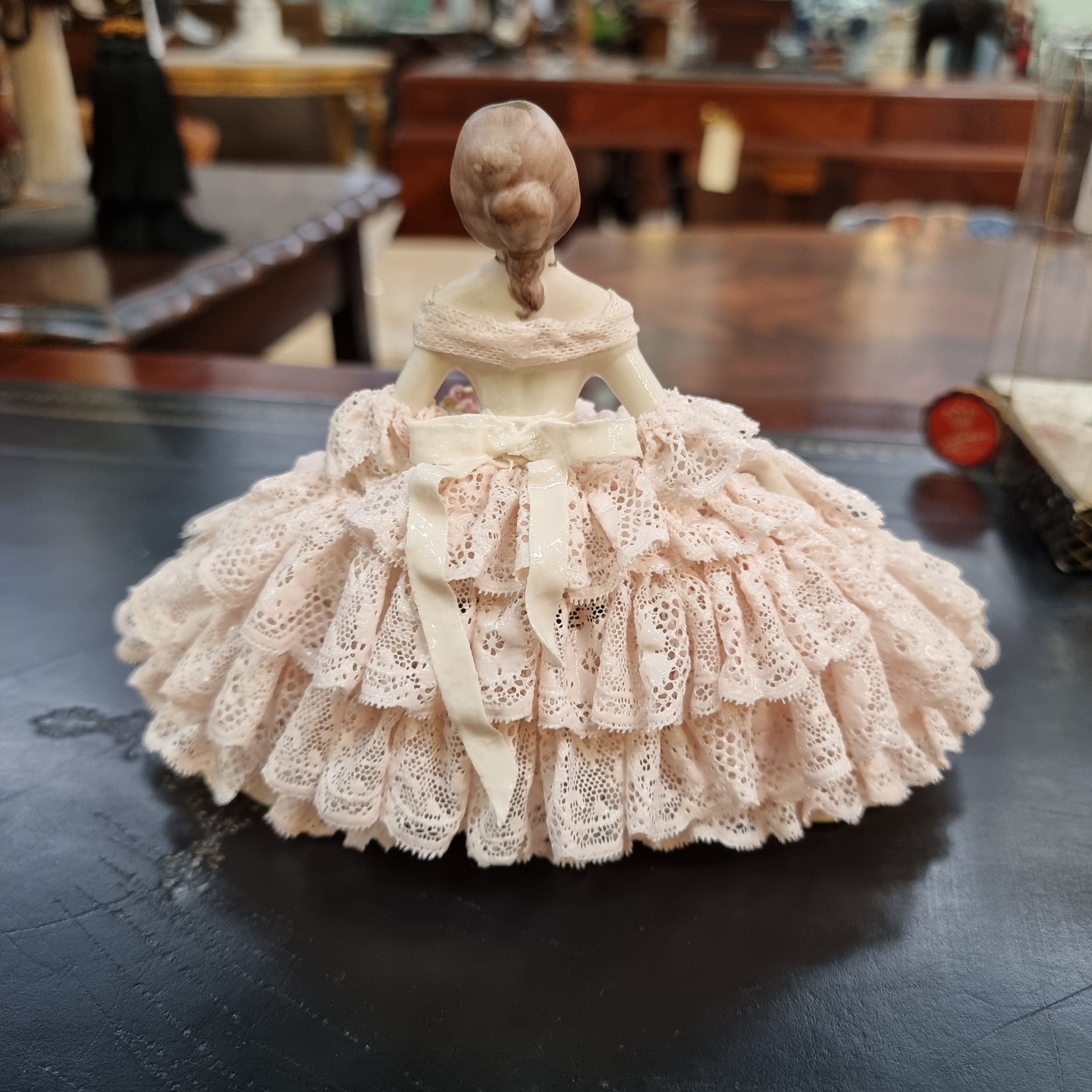 Large Dresden Figurine of a Lady | Antique & Vintage | Moonee Ponds Antiques | Australia Wide Delivery