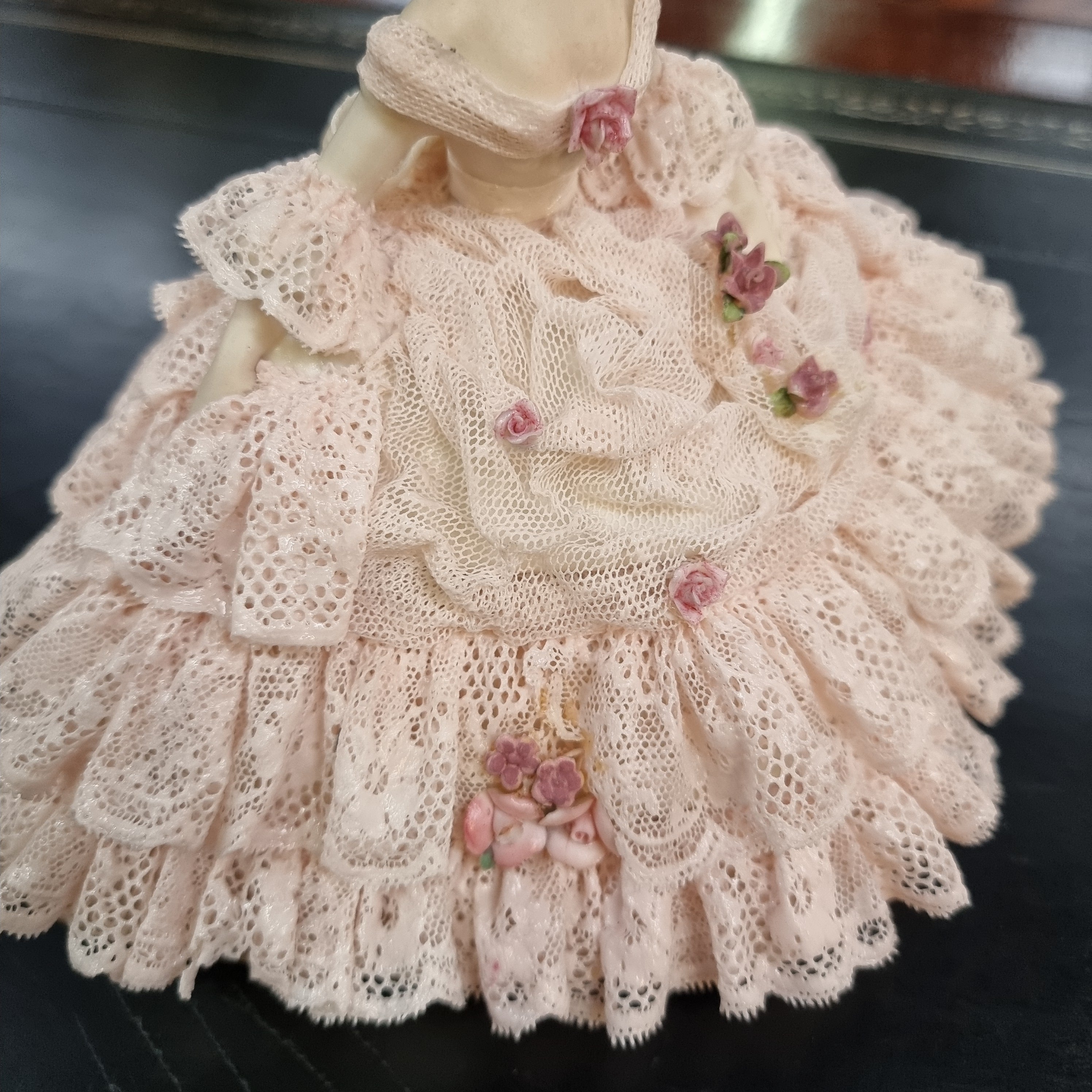 Large Dresden Figurine of a Lady | Antique & Vintage | Moonee Ponds Antiques | Australia Wide Delivery