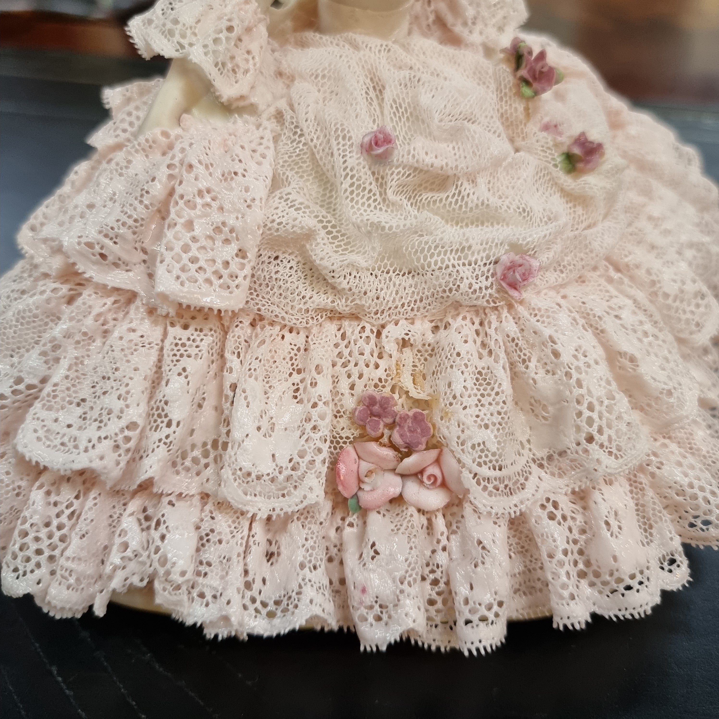 Large Dresden Figurine of a Lady | Antique & Vintage | Moonee Ponds Antiques | Australia Wide Delivery