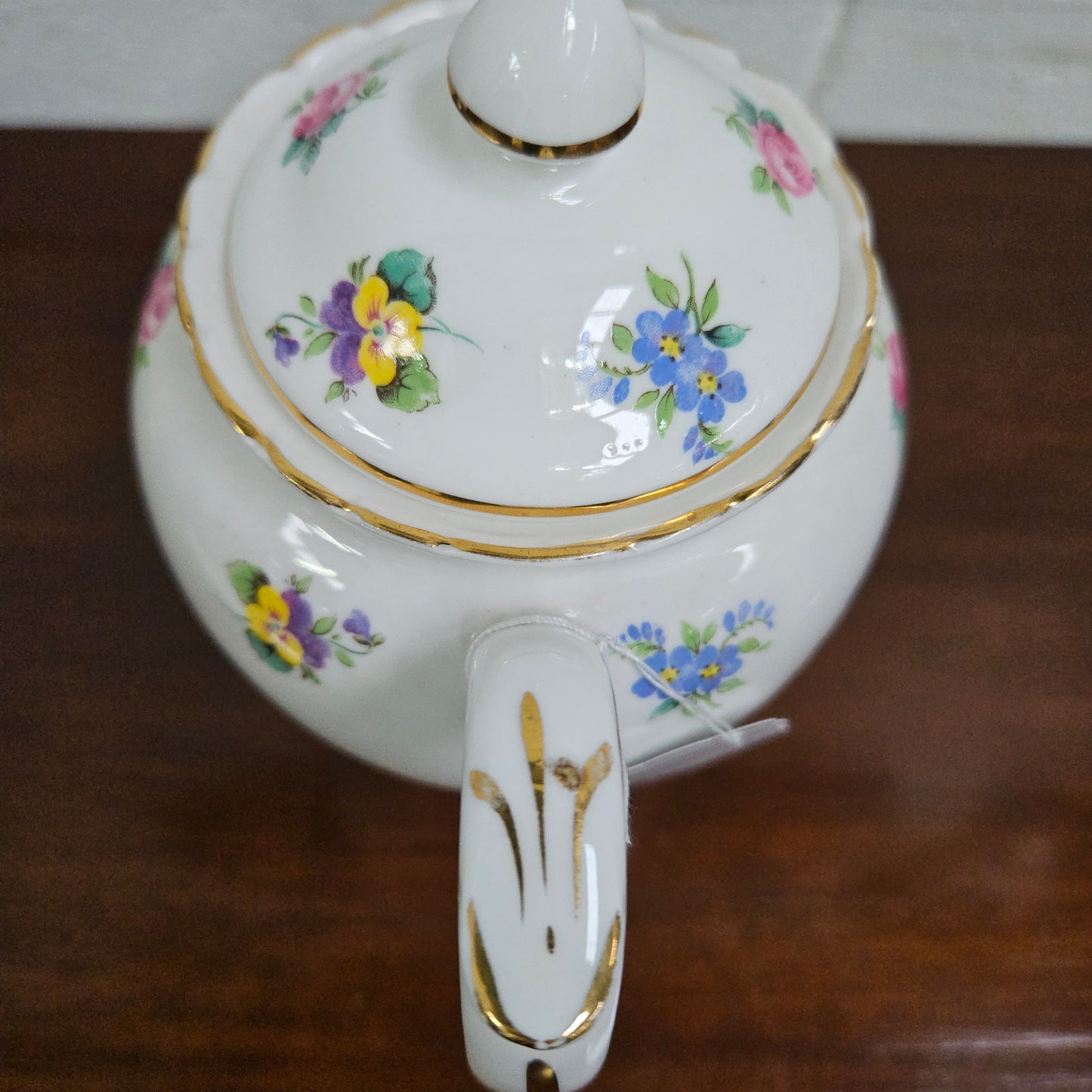 Antique Crown Staffordshire Coffee Pot