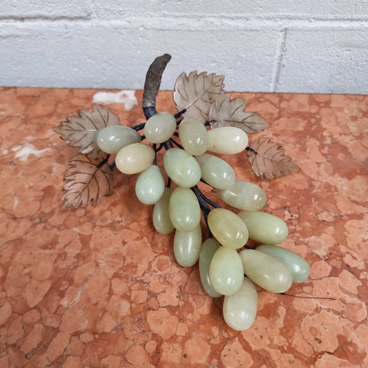 Vintage Chinese Jade Grape Bunch