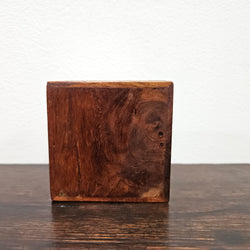 Vintage Brass Inlaid Wooden Hinged Trinket Box | Antique & Vintage | Moonee Ponds Antiques | Australia Wide Delivery