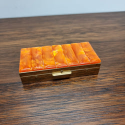 Vintage Catalin Bakelite & Brass Trtinket Box | Antique & Vintage | Moonee Ponds Antiques | Australia Wide Delivery