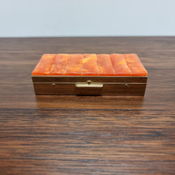 Vintage Catalin Bakelite & Brass Trtinket Box | Antique & Vintage | Moonee Ponds Antiques | Australia Wide Delivery