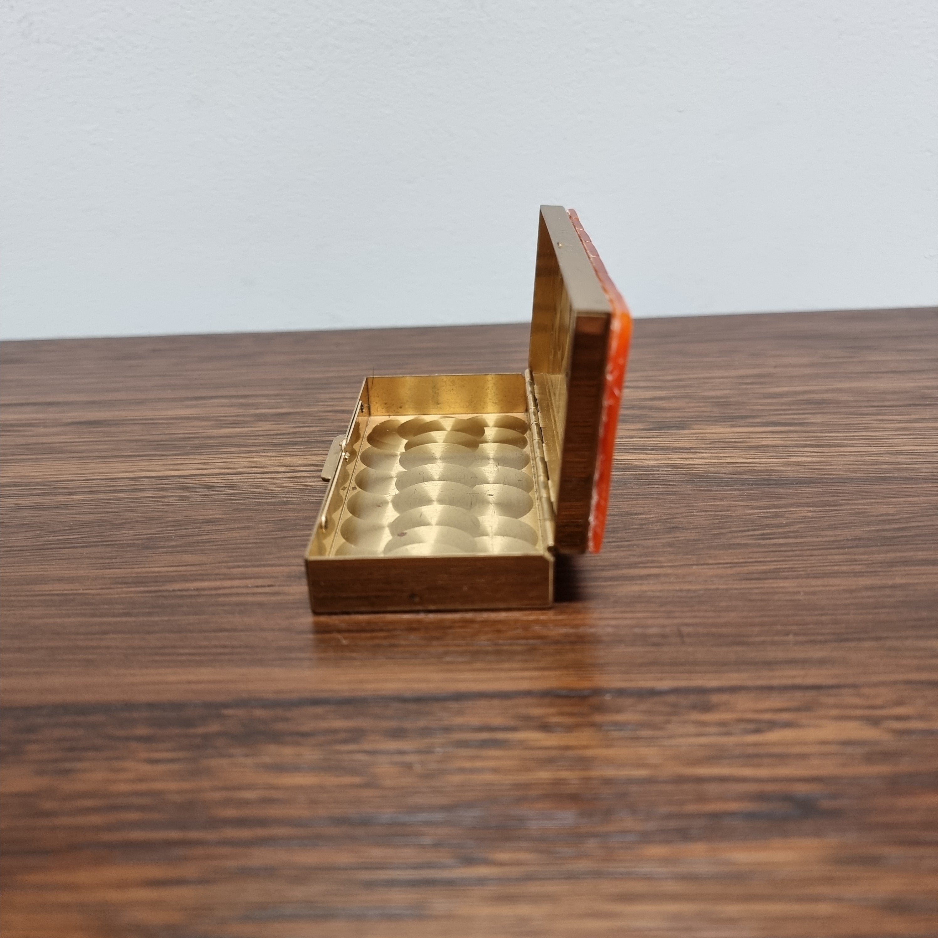 Vintage Catalin Bakelite & Brass Trtinket Box | Antique & Vintage | Moonee Ponds Antiques | Australia Wide Delivery