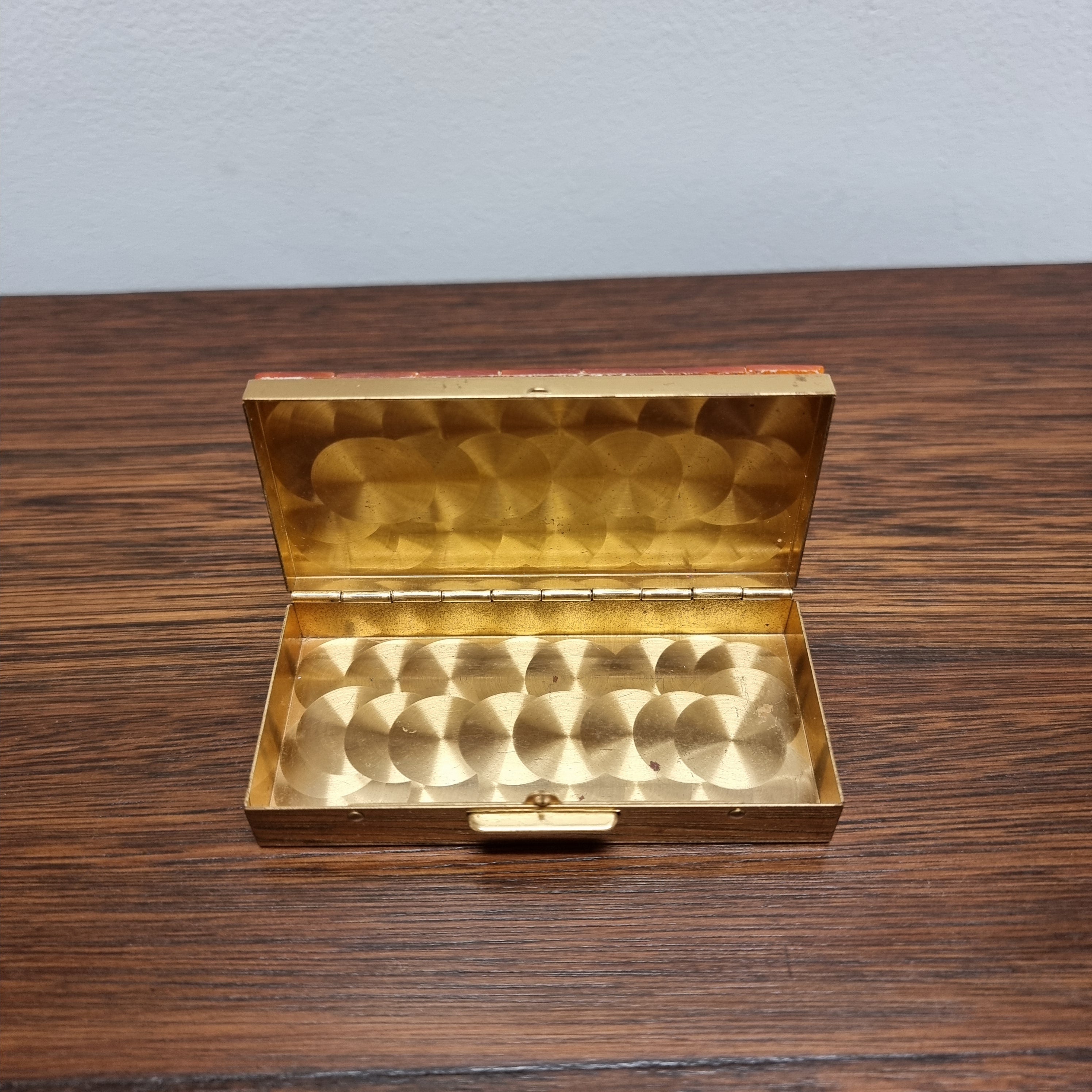 Vintage Catalin Bakelite & Brass Trtinket Box | Antique & Vintage | Moonee Ponds Antiques | Australia Wide Delivery