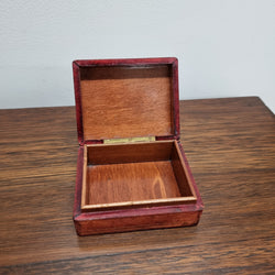 Vintage Gilt Tooled Leather Trinket Box | Antique & Vintage | Moonee Ponds Antiques | Australia Wide Delivery