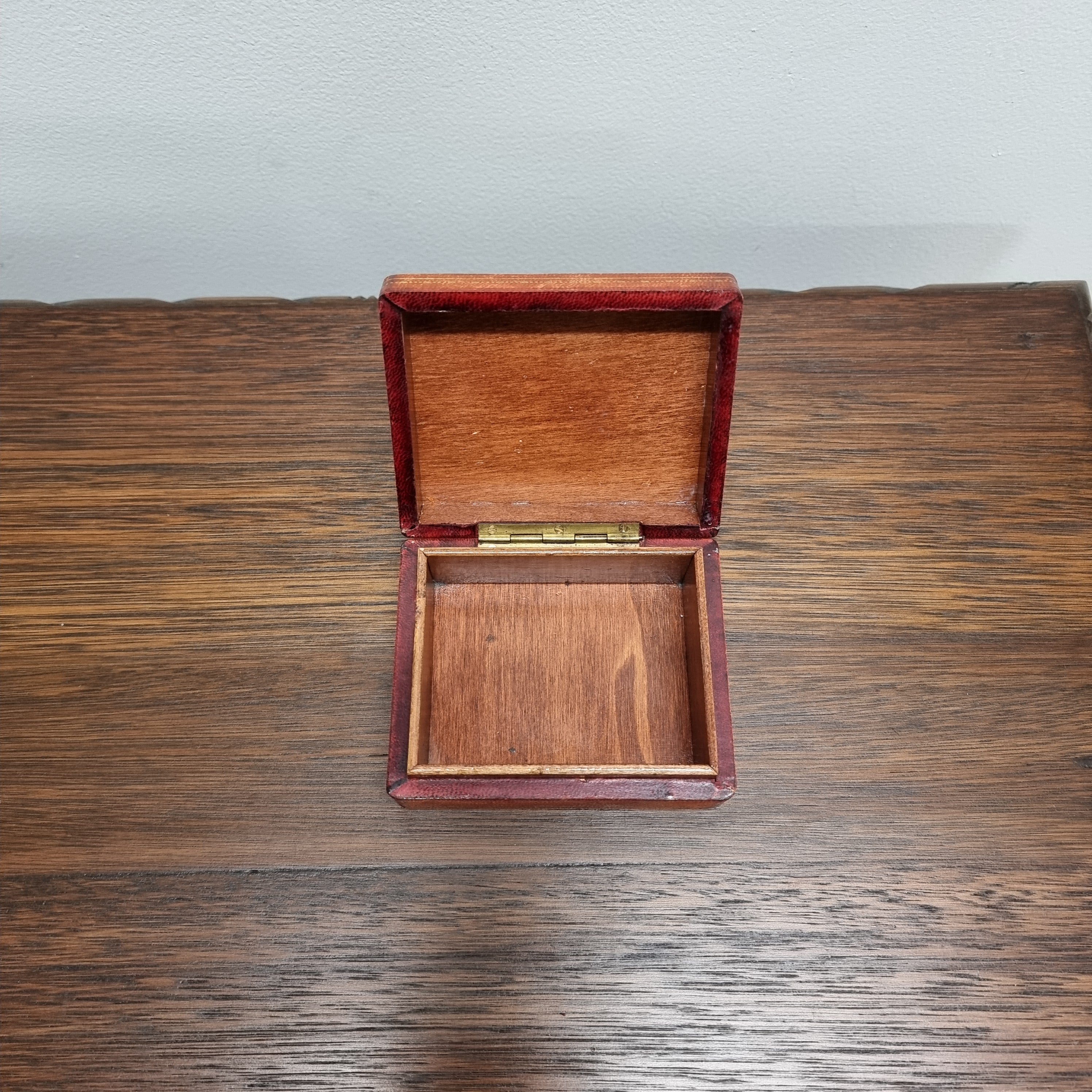 Vintage Gilt Tooled Leather Trinket Box | Antique & Vintage | Moonee Ponds Antiques | Australia Wide Delivery