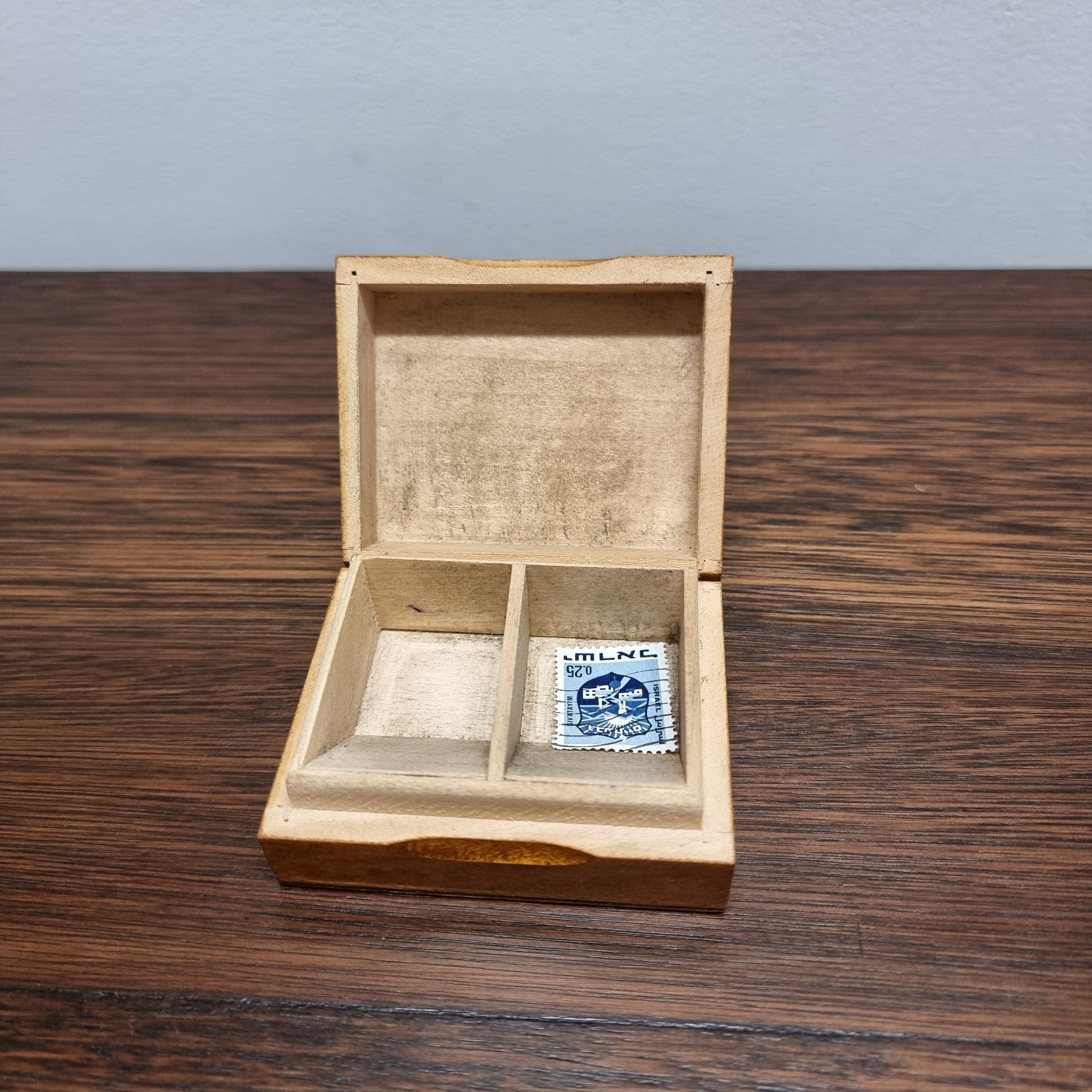 Vintage Hand Carved Stamp Box | Antique & Vintage | Moonee Ponds Antiques | Australia Wide Delivery
