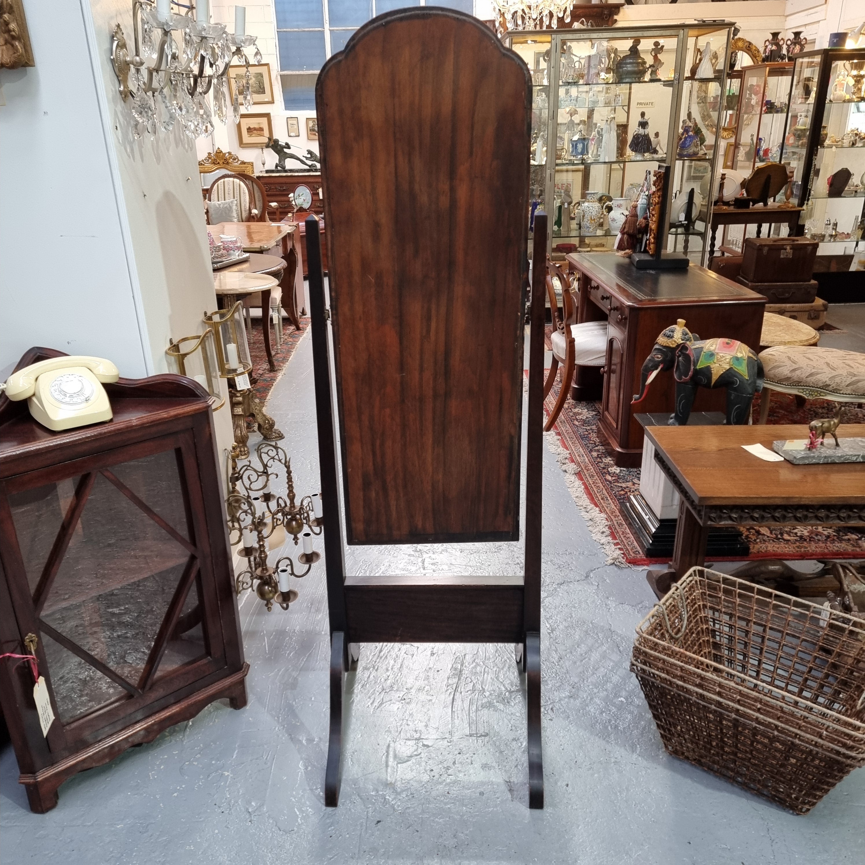 Queensland Maple Cheval Mirror | Antique & Vintage | Moonee Ponds Antiques | Australia Wide Delivery