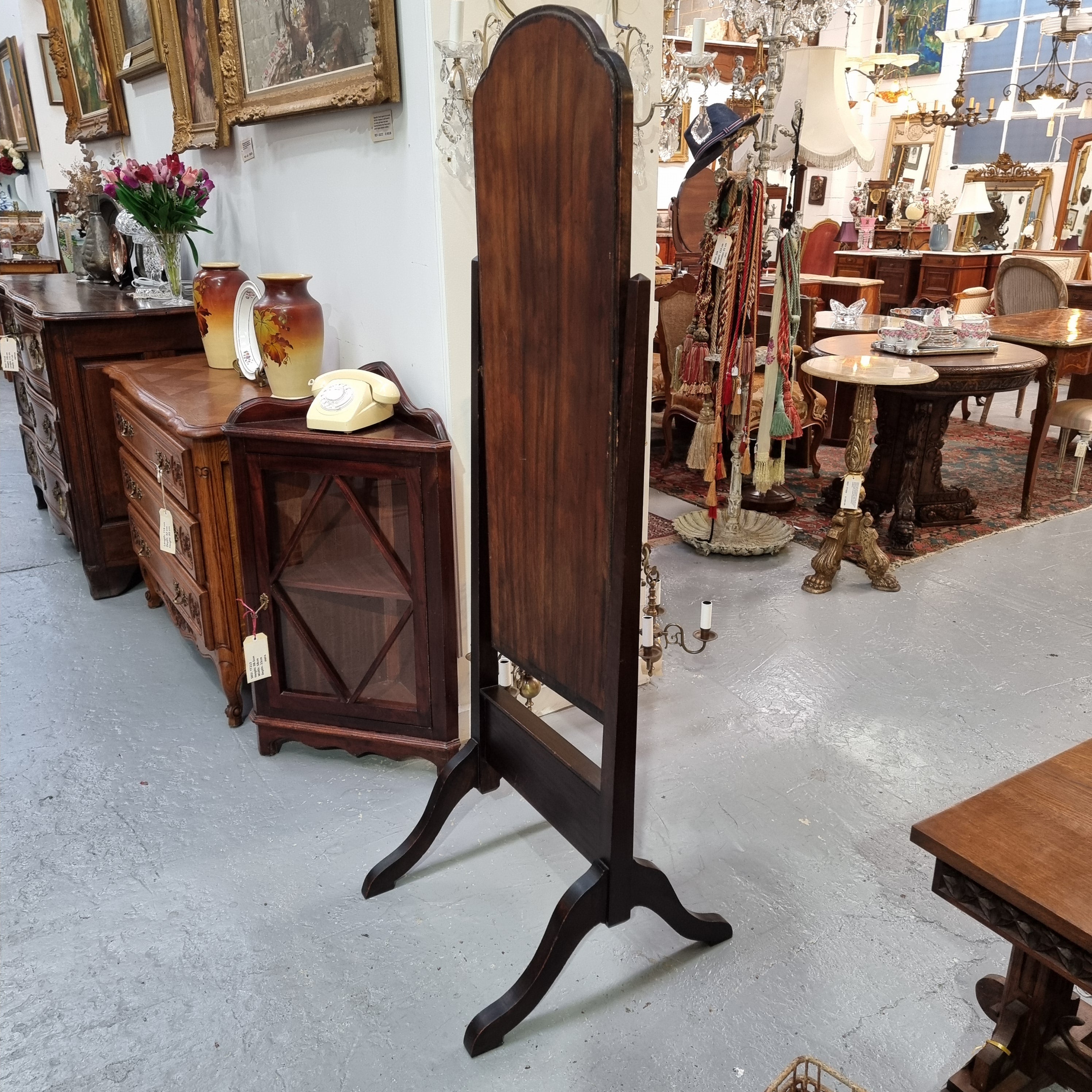 Queensland Maple Cheval Mirror | Antique & Vintage | Moonee Ponds Antiques | Australia Wide Delivery