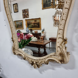 Shabby Chic Louis XVth Style Wall Mirror | Antique & Vintage | Moonee Ponds Antiques | Australia Wide Delivery