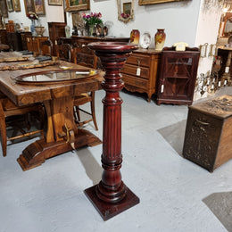 Vintage Fluted Column Pedestal