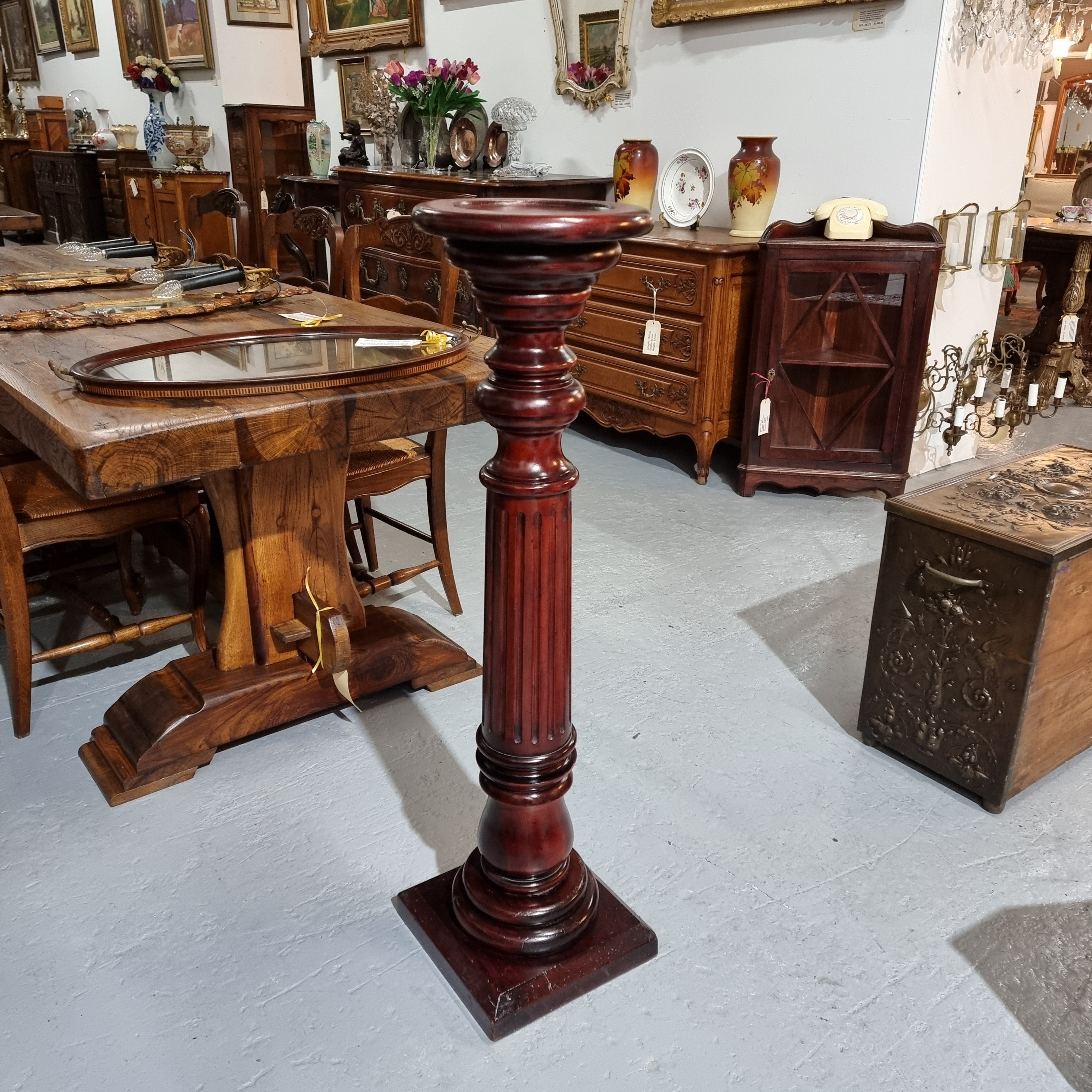 Vintage Fluted Column Pedestal | Antique & Vintage | Moonee Ponds Antiques | Australia Wide Delivery