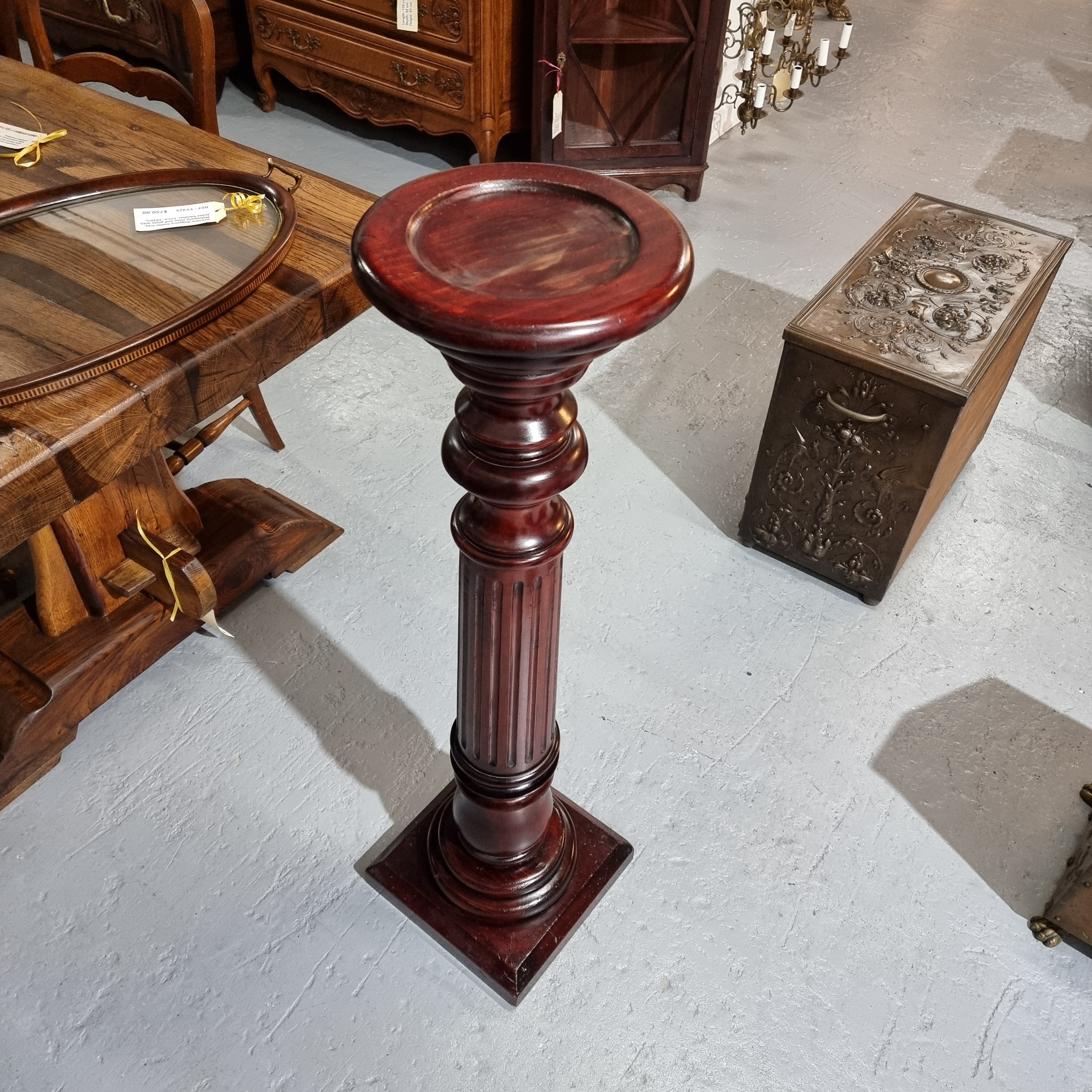 Vintage Fluted Column Pedestal | Antique & Vintage | Moonee Ponds Antiques | Australia Wide Delivery