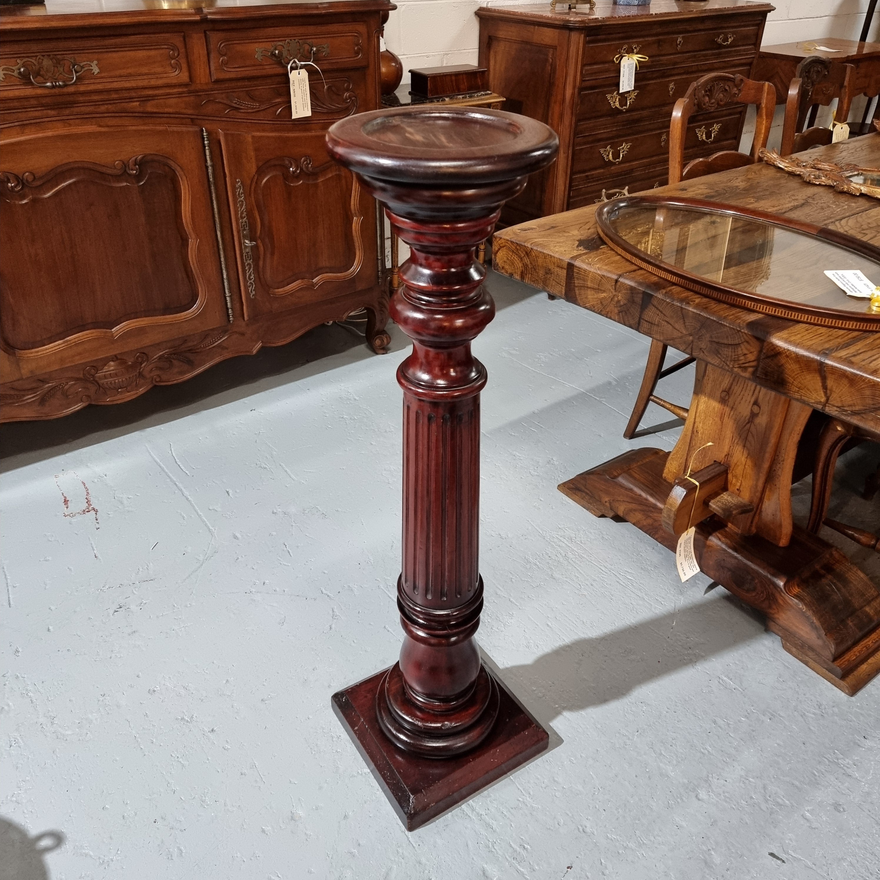 Vintage Fluted Column Pedestal | Antique & Vintage | Moonee Ponds Antiques | Australia Wide Delivery
