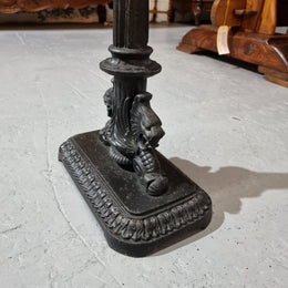 Decorative Antique Cast Iron Pricket Candlestick