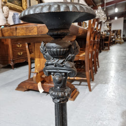 Decorative Antique Cast Iron Pricket Candlestick