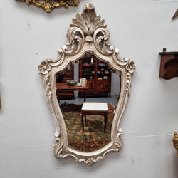 Charming Shabby Chic Louis XV Style Wall Mirror | Antique & Vintage | Moonee Ponds Antiques | Australia Wide Delivery