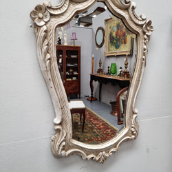 Charming Shabby Chic Louis XV Style Wall Mirror | Antique & Vintage | Moonee Ponds Antiques | Australia Wide Delivery