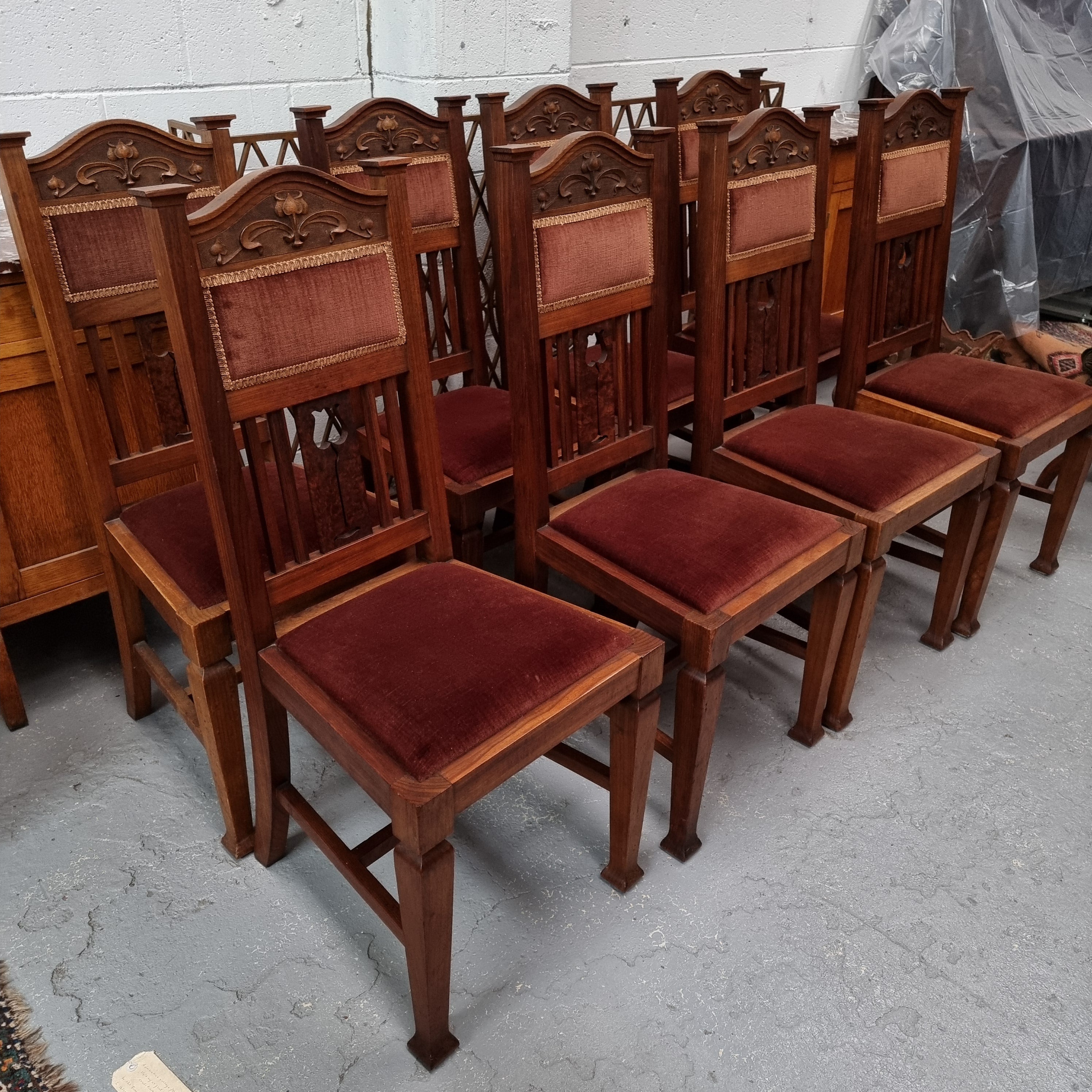 Australian Blackwood Art Nouveau Set Of Chairs | Antique & Vintage | Moonee Ponds Antiques | Australia Wide Delivery