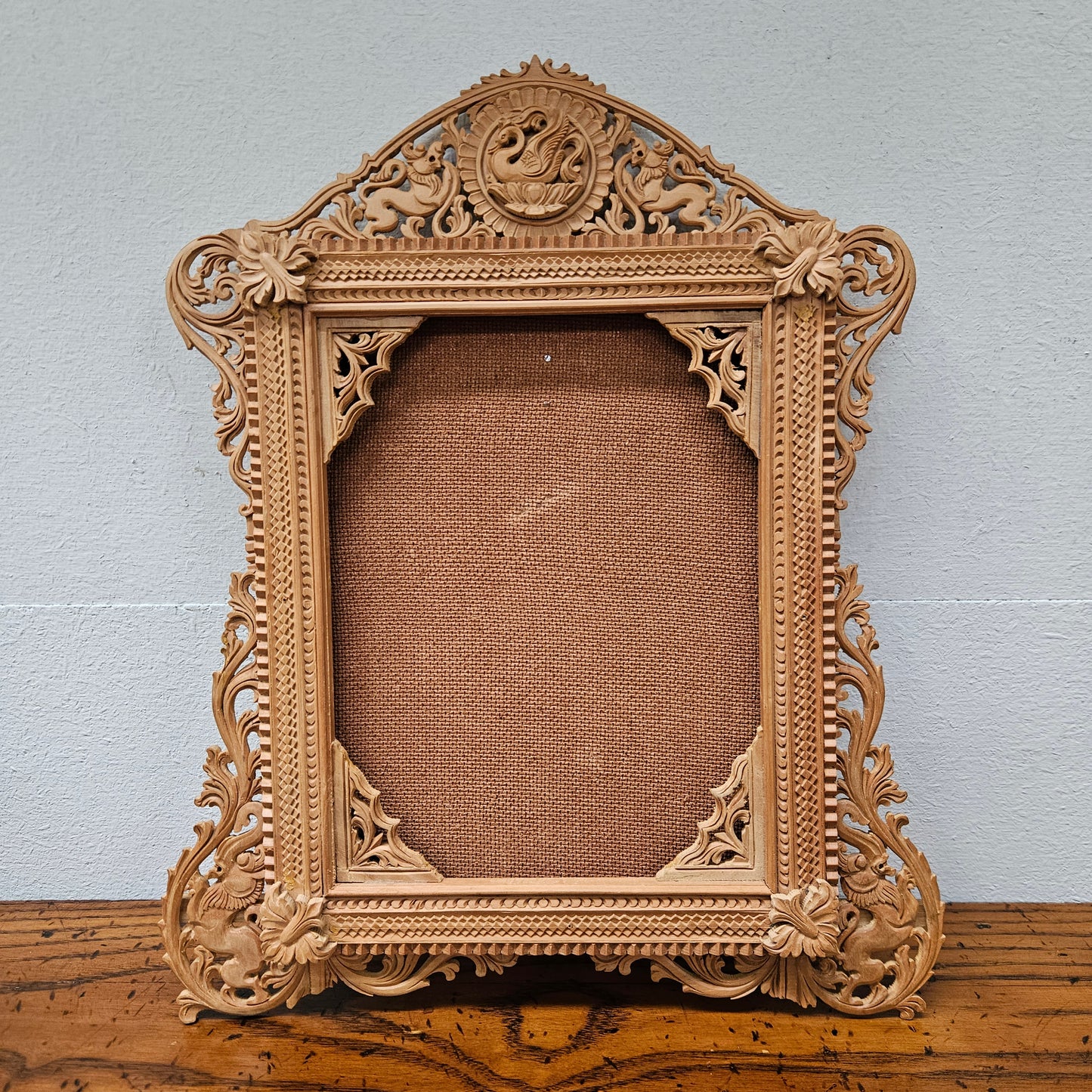 Fabulous & Intricate Vintage Wooden Fretwork Picture Frame