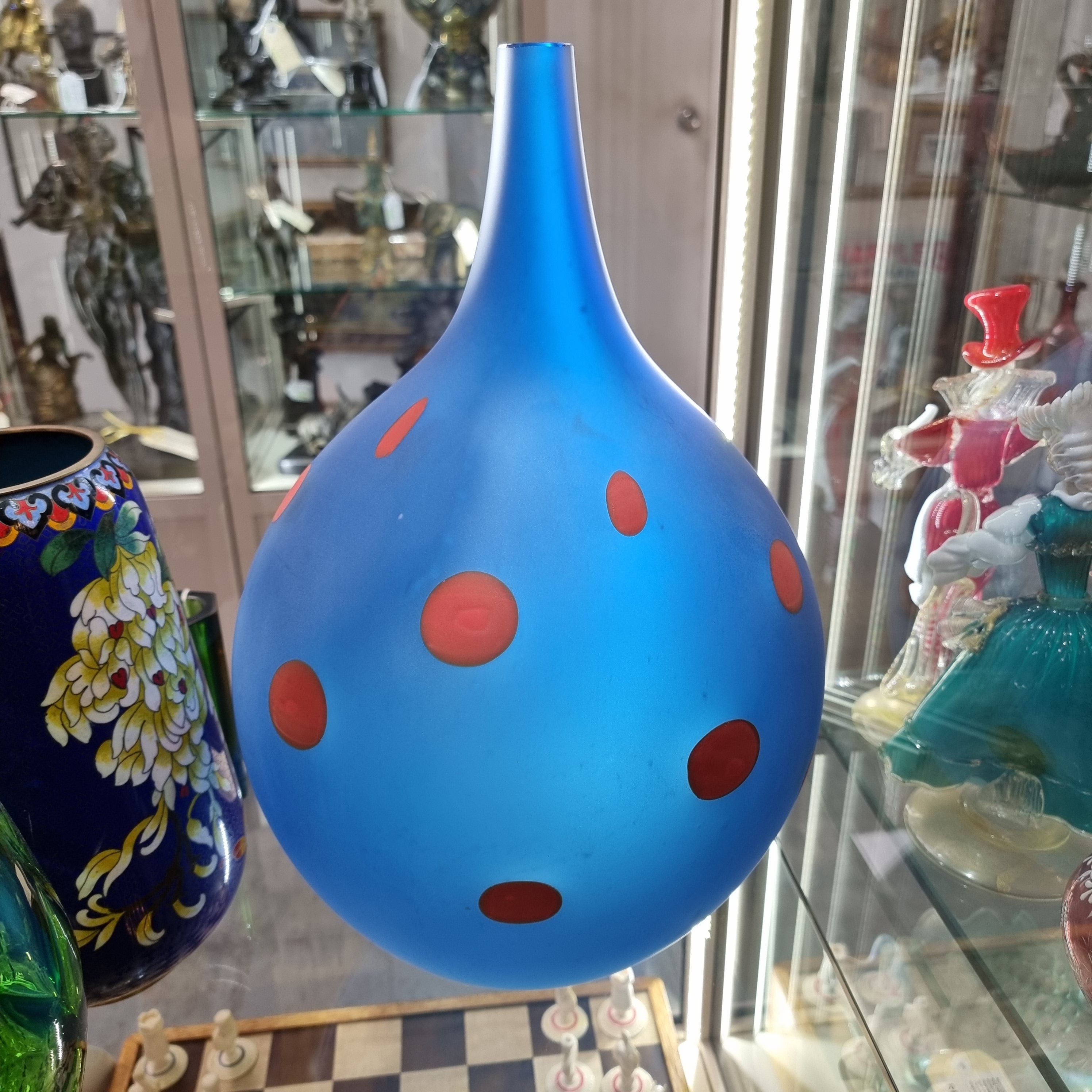 Impressive Australian Arts Glass Vase By Robert Wynne | Antique & Vintage | Moonee Ponds Antiques | Australia Wide Delivery