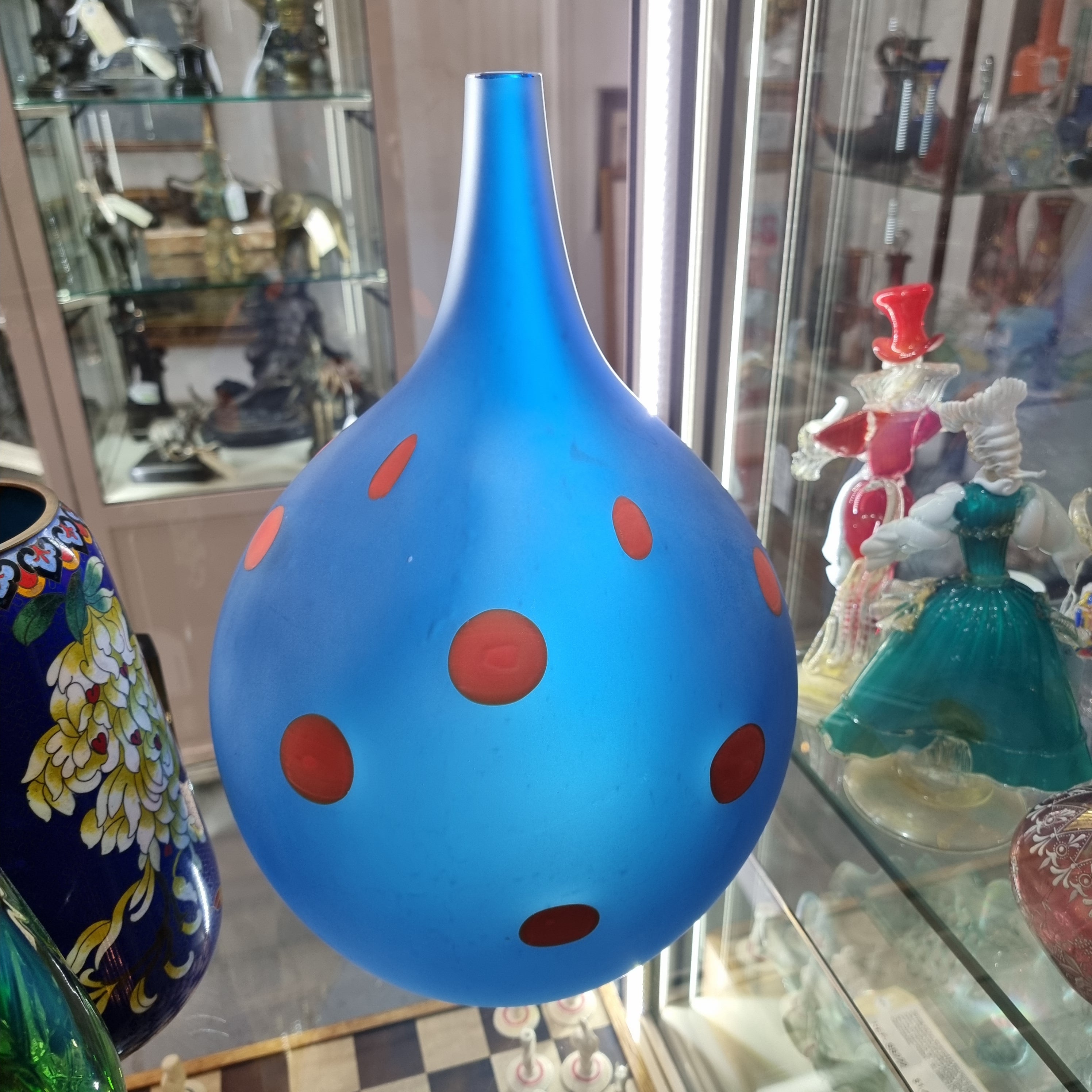 Impressive Australian Arts Glass Vase By Robert Wynne | Antique & Vintage | Moonee Ponds Antiques | Australia Wide Delivery