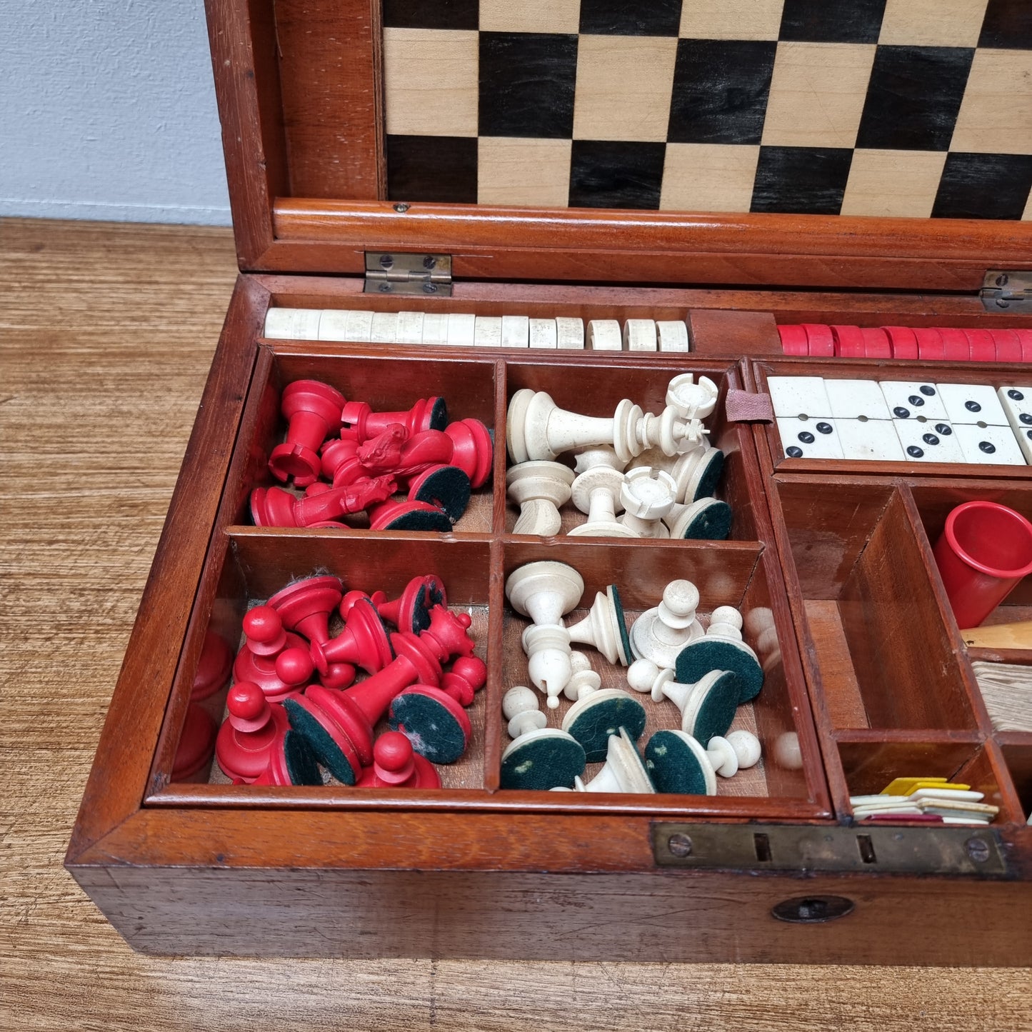 Rare Victorian Games Box Complete With Games