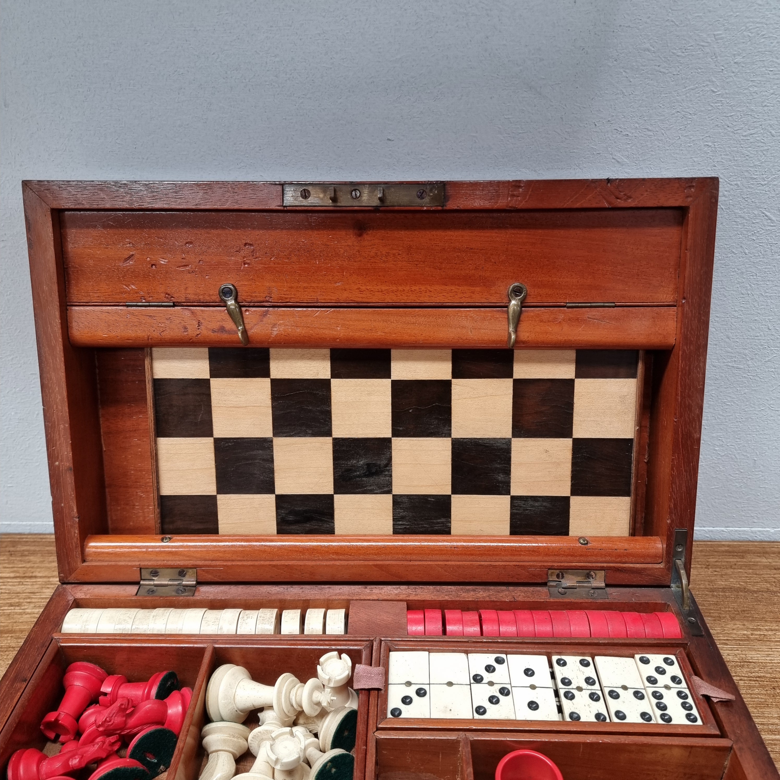 Rare Victorian Games Box Complete With Games | Antique & Vintage | Moonee Ponds Antiques | Australia Wide Delivery