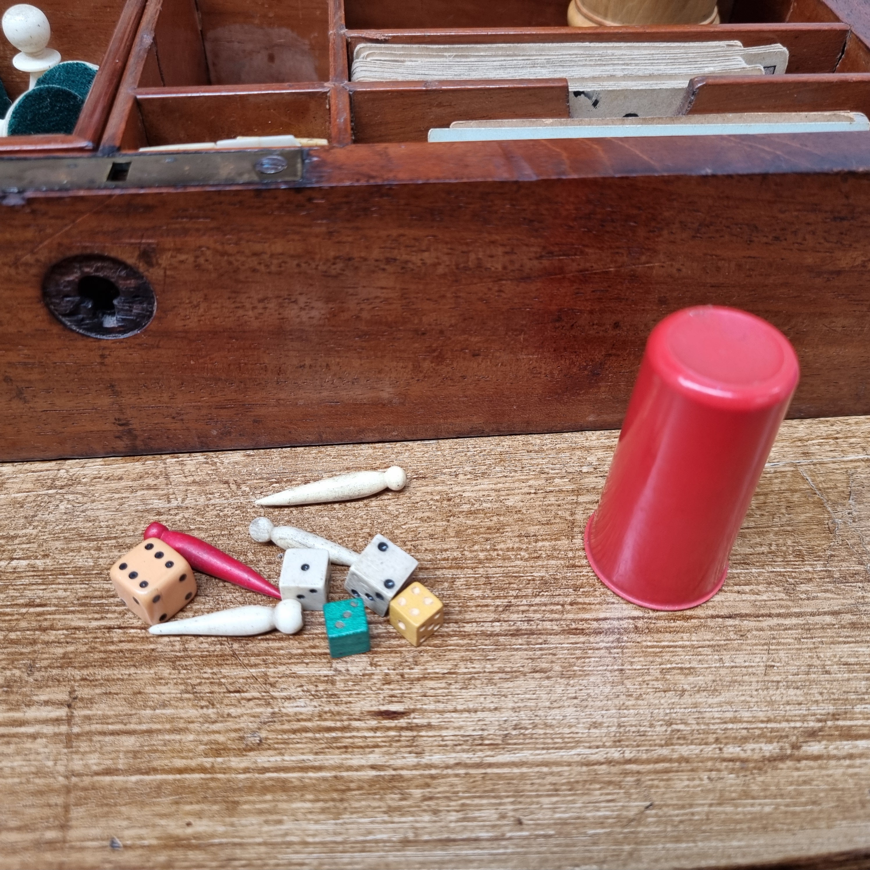 Rare Victorian Games Box Complete With Games | Antique & Vintage | Moonee Ponds Antiques | Australia Wide Delivery