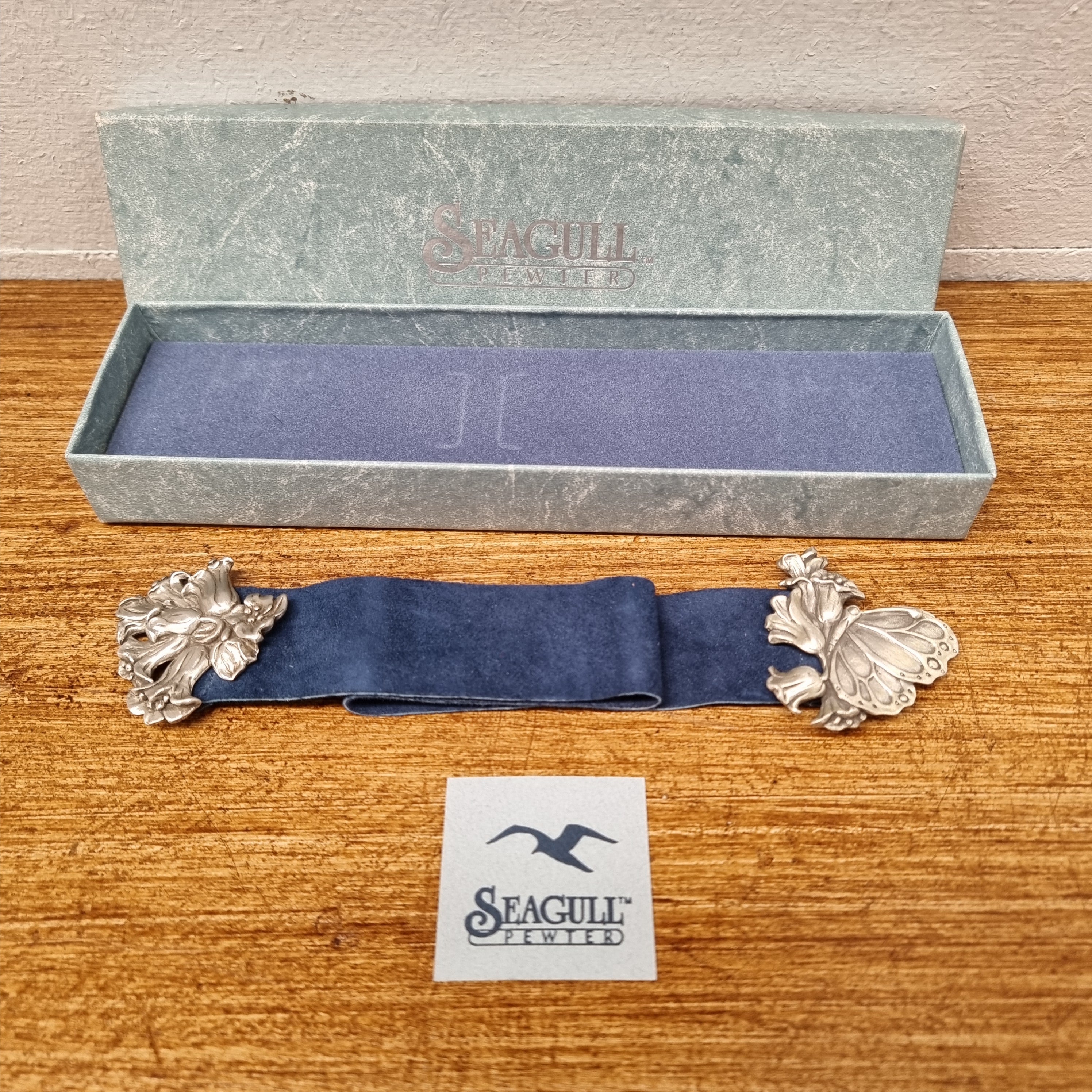 Seagull Pewter Butterfly Bookmark | Antique & Vintage | Moonee Ponds Antiques | Australia Wide Delivery