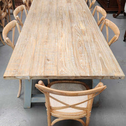 3m Farmhouse Style Reclaimed Elm Dining Table