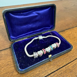 925 Sterling Silver Bracelet & Charms | Antique & Vintage | Moonee Ponds Antiques | Australia Wide Delivery