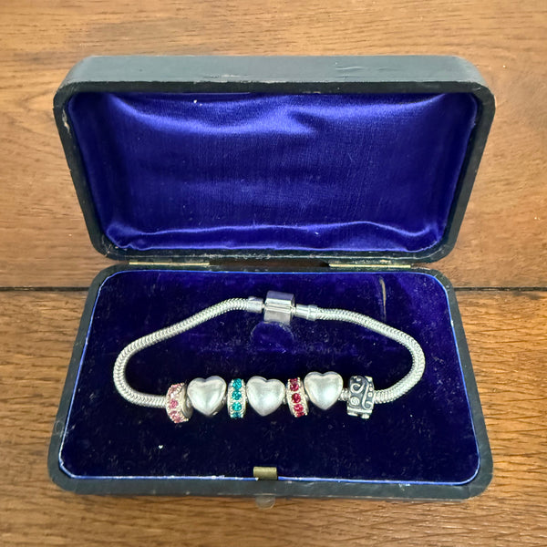 925 Sterling Silver Bracelet & Charms