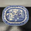 Antique English Willow Pattern Meat Plate C. 1840's | Antique & Vintage | Moonee Ponds Antiques | Australia Wide Delivery