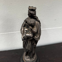 Antique French Metal Figure of The Virgin Mary Holding Jesus - Notre-Dame De La Garde | Antique & Vintage | Moonee Ponds Antiques | Australia Wide Delivery