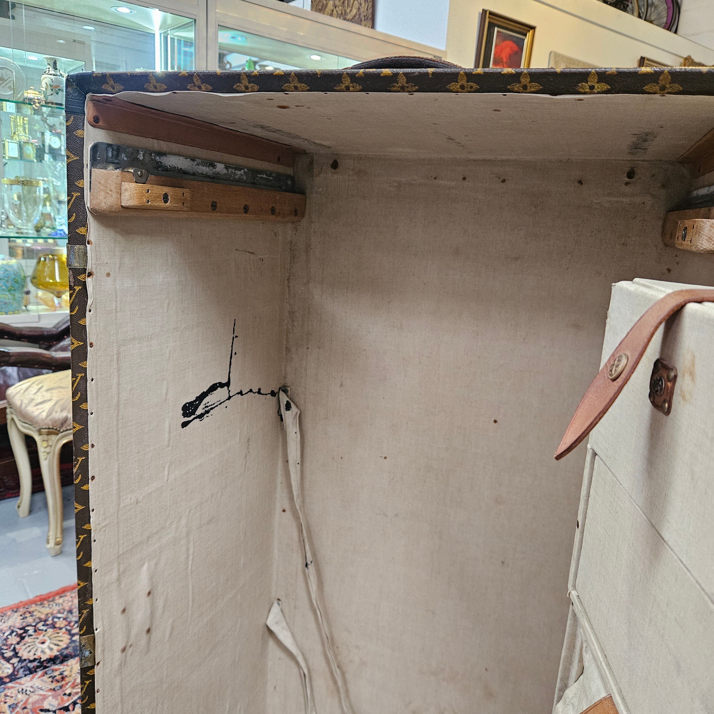 Antique Louis Vuitton Special Order Wardrobe/Steamer Trunk | Antique & Vintage | Moonee Ponds Antiques | Australia Wide