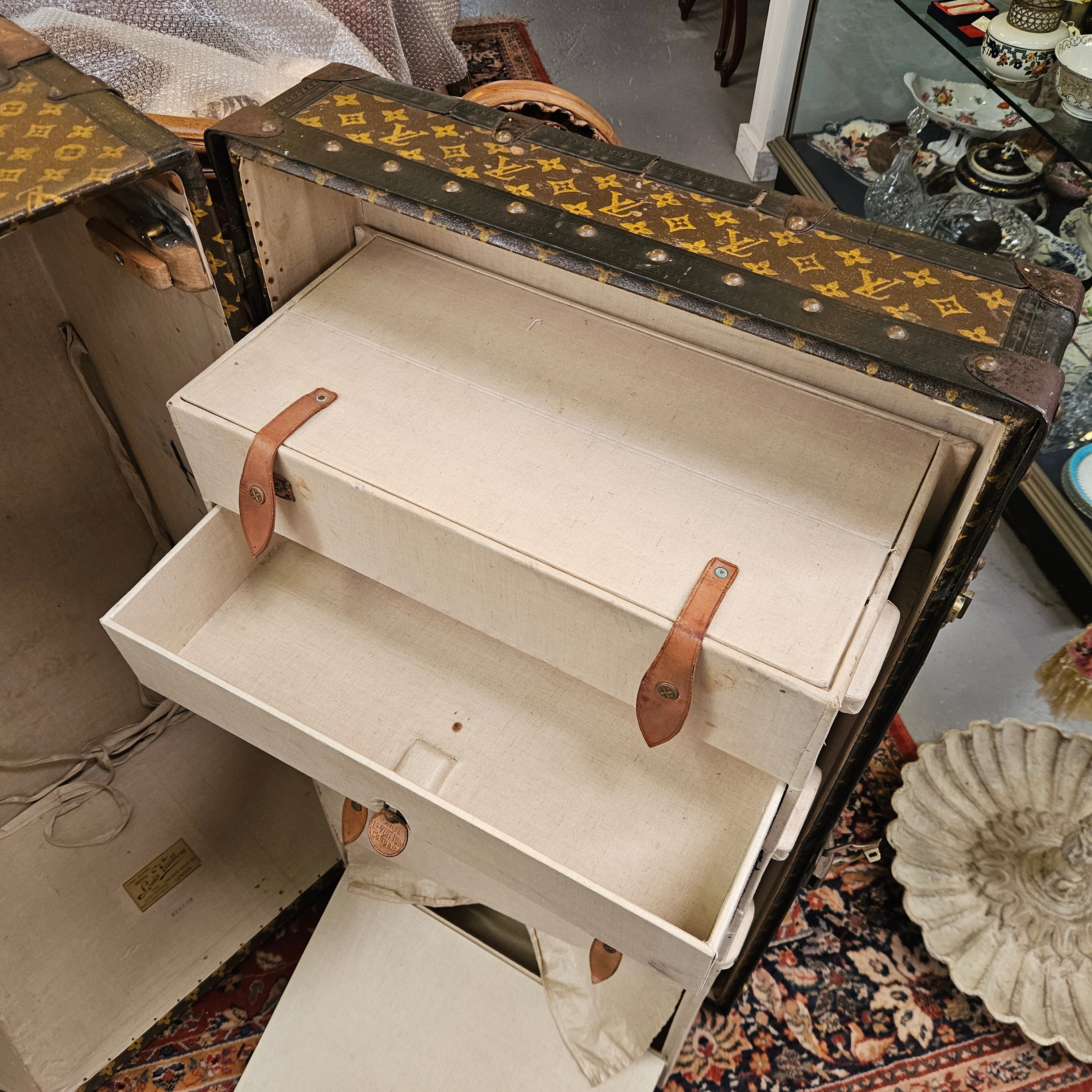 Antique Louis Vuitton Special Order Wardrobe/Steamer Trunk | Antique & Vintage | Moonee Ponds Antiques | Australia Wide