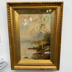 Beautiful Pair of Framed Signed Landscape Oil Paintings | Antique & Vintage | Moonee Ponds Antiques | Australia Wide Delivery