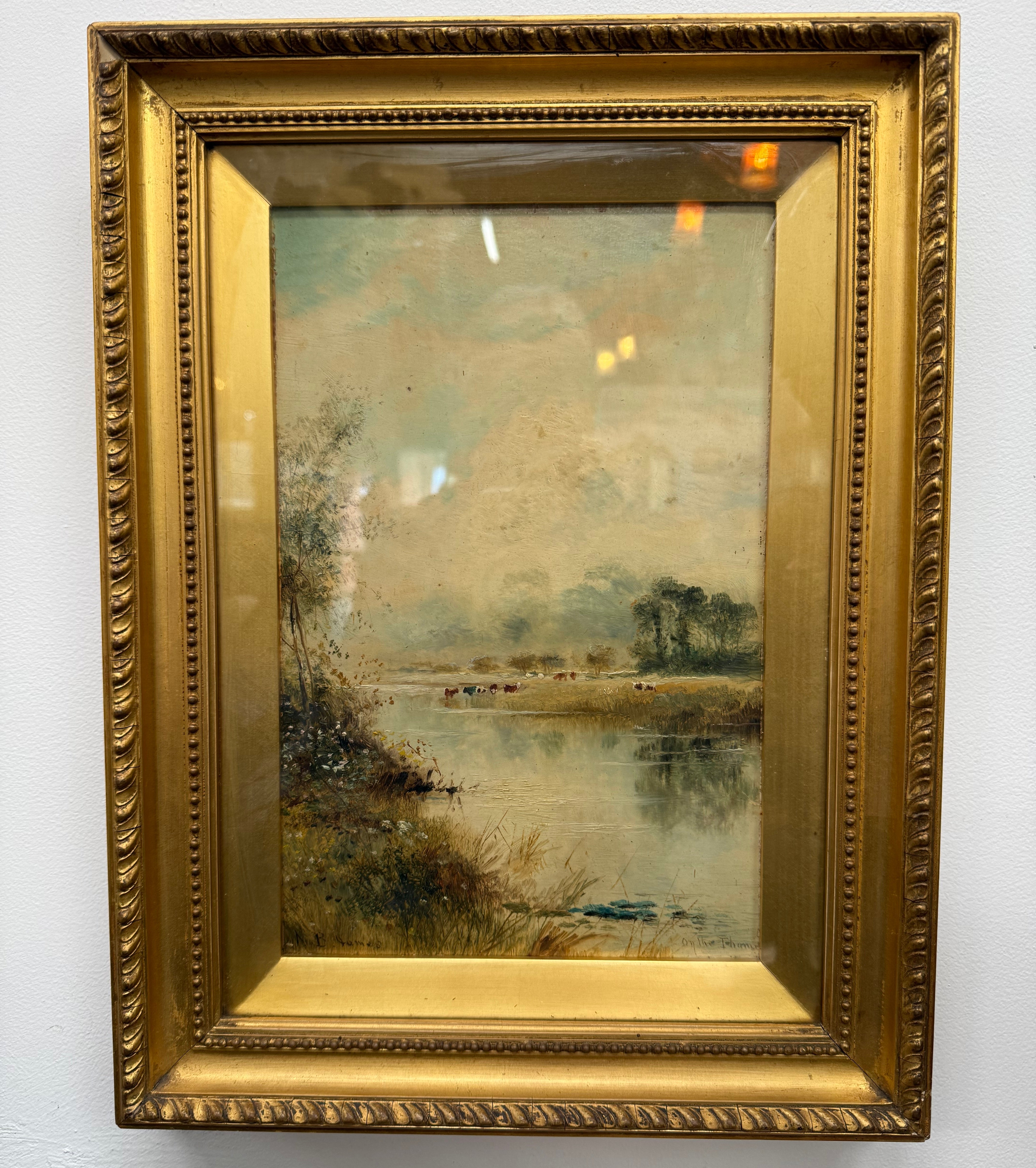 Beautiful Pair of Framed Signed Landscape Oil Paintings