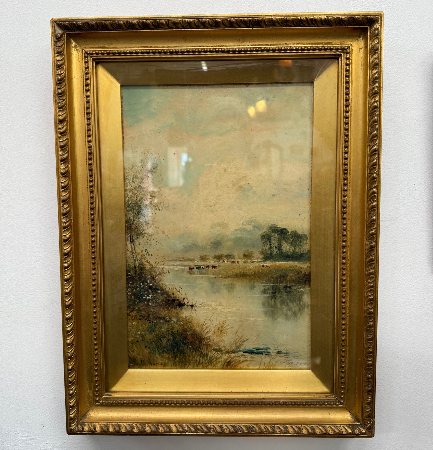 Beautiful Pair of Framed Signed Landscape Oil Paintings