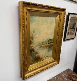Beautiful Pair of Framed Signed Landscape Oil Paintings | Antique & Vintage | Moonee Ponds Antiques | Australia Wide Delivery