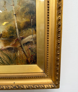 Beautiful Pair of Framed Signed Landscape Oil Paintings | Antique & Vintage | Moonee Ponds Antiques | Australia Wide Delivery