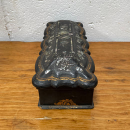 Beautiful Victorian Papier Mache Glove Box