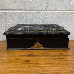 Beautiful Victorian Papier Mache Glove Box | Antique & Vintage | Moonee Ponds Antiques | Australia Wide Delivery