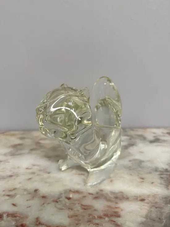 Charming Vintage Art Glass Squirrel