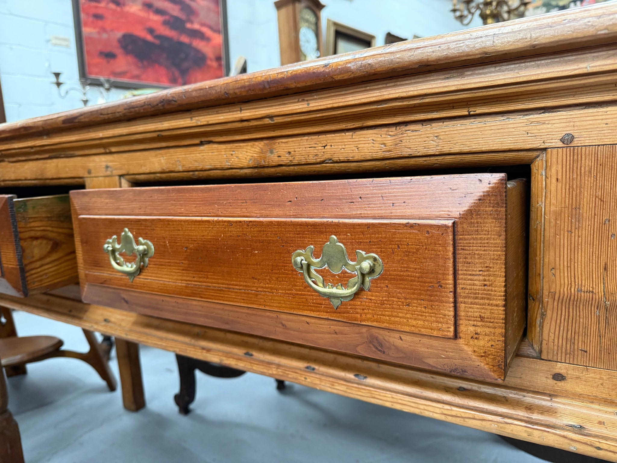 Early 19th Century Western Red Cedar Console Table – Moonee Ponds Antiques